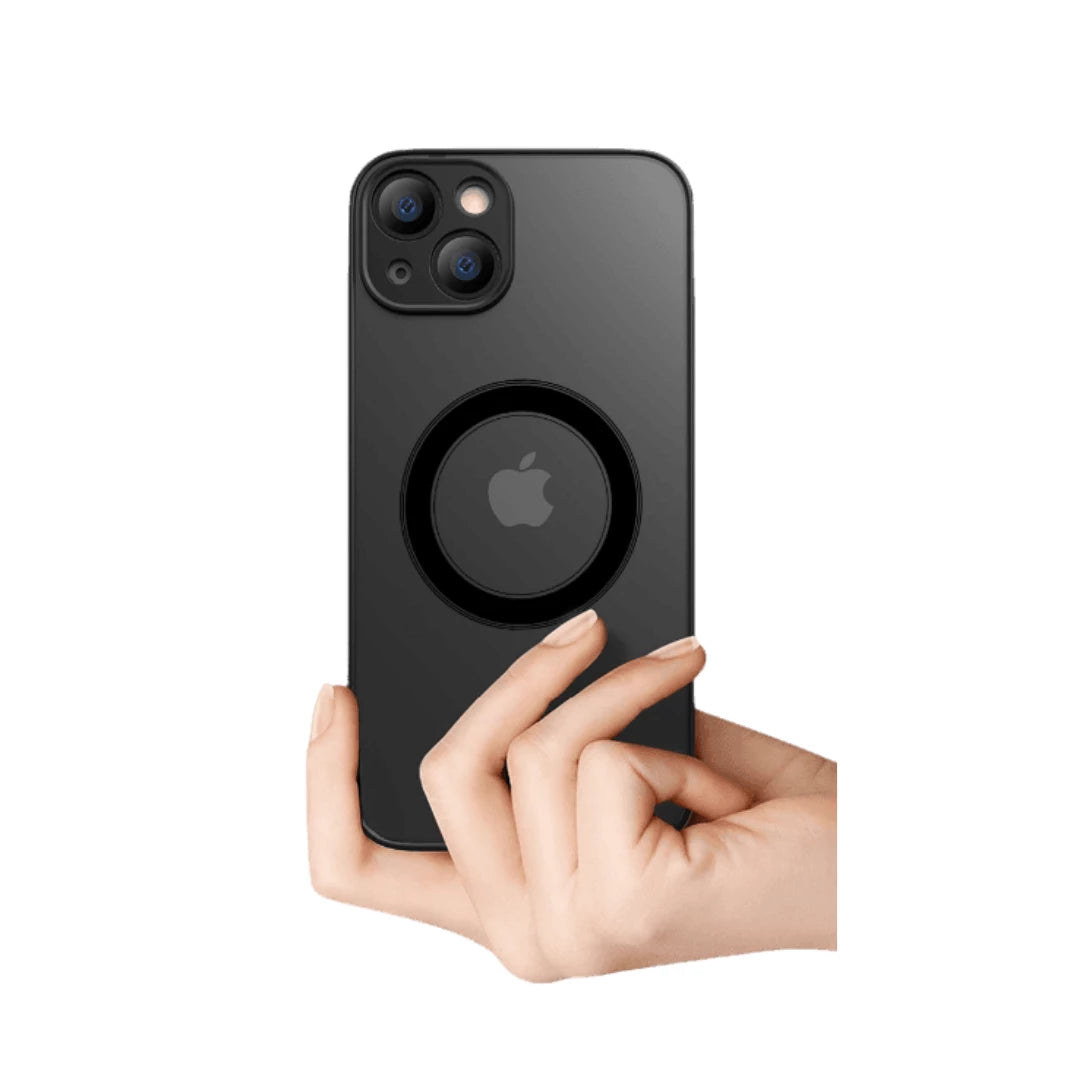 Apple iPhone schwarze Hülle von hinten