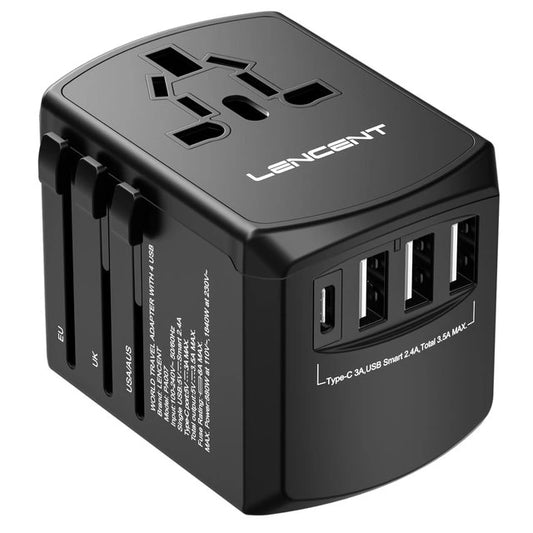 Universal Reiseadapter Steckdosenadapter für Weltweite Verwendung (EU/US/AU/UK Stecker) - cyberphone