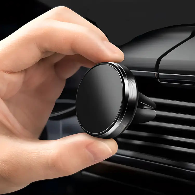 Magnetische Halterung fürs Auto auf Lüftungsgitter