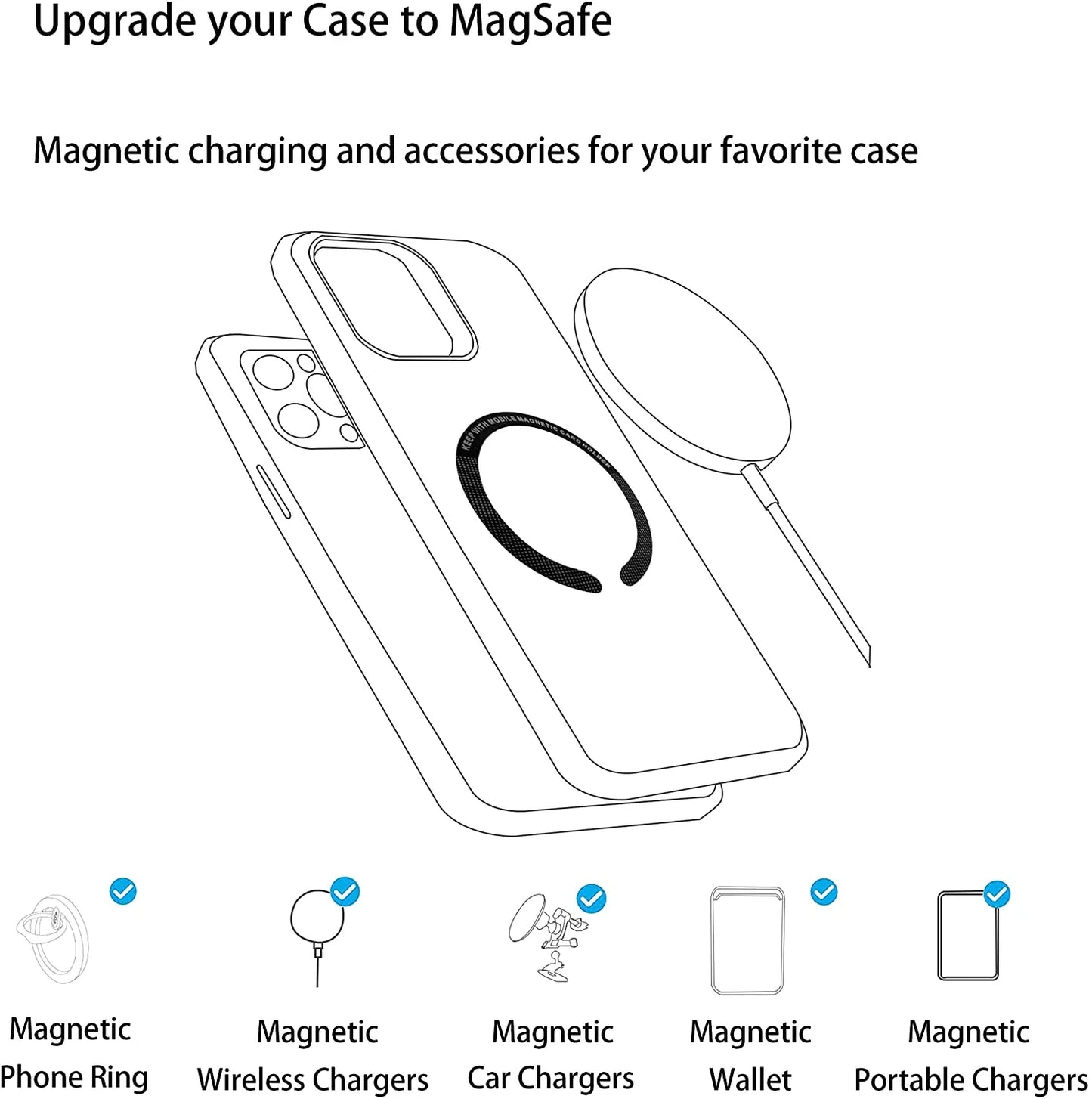 Magsafe Ring für jedes Smartphone (universell/2er Pack) Anleitung